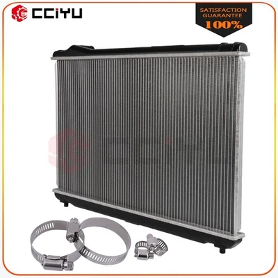 Radiator with 4 Hose Clamps Fits 1995-1999 Toyota Avalon 1994-1996 Toyota Camry Foto 1 de 4