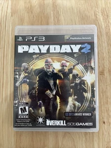 Payday 2 (Playstation 3 PS3, 2013) CIB Tested & Working Clean Disc - Picture 1 of 5