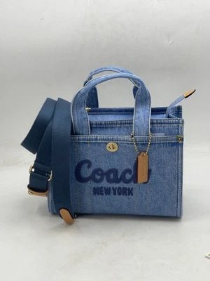Bolso de Mano Coach Mujer Carga 26 Latón/Denim/Índigo CR659 Foto 1 de 4