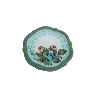 Posavasos florales de gres verde 4" de diámetro "Pioneer Woman" Foto 1 de 3