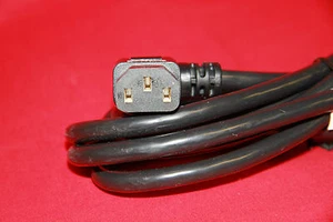 Left Handed reversed Right Angle 6ft  10A Power Cord - Picture 1 of 4