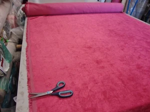 10M EDINBURGH PINK / FUSCIA DESIGNER CURTAIN UPHOLSTERY FABRIC £3.99/METER - Picture 1 of 6