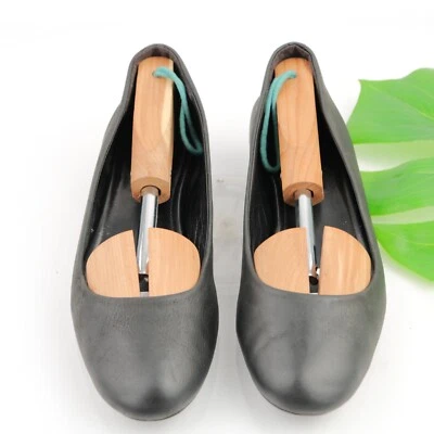 Zapato Mocasín Ecco Mujer Forma Ballet Plano Talla 39 8 Cuero Negro Informal Sin Cordones Foto 1 de 4