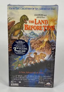 The Land Before Time VHS 1995 Factory Sealed MCA Stamped Cardboard Sleeve - Bild 1 von 6