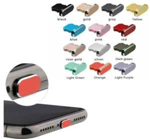 iPhone 6 7 8 X XS 11 12 13 SE 14 Pro Max cover antipolvere spina caricatore porta tappo - Foto 1 di 15