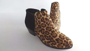 G.H. Bass & Co. Women NINA LEOPARD Shoes -NEW- LEATHER and Calf Hair Size 5 - Picture 1 of 11