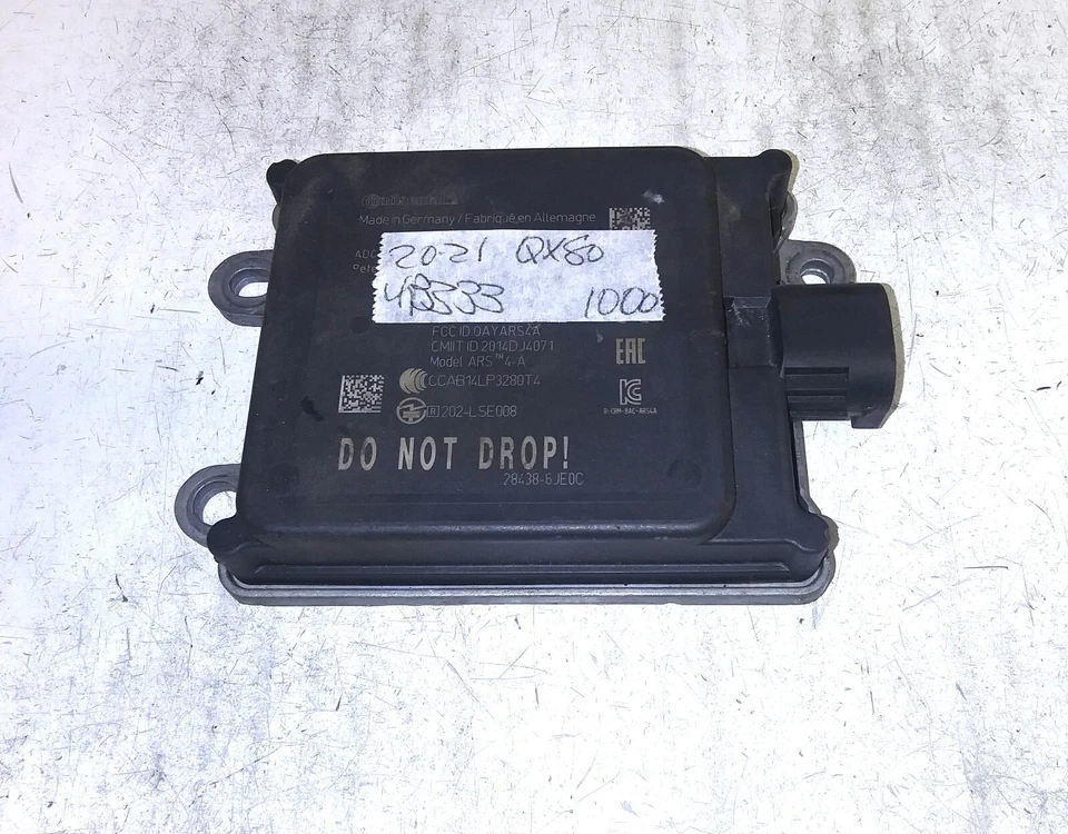 28438-6JE0C Infiniti QX80 2019-2021 cruise distance sensor - Image 1 of 4