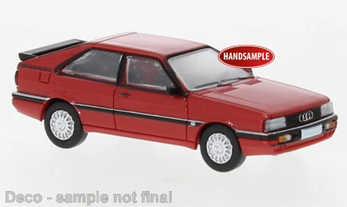BREKINA PCX870268 Audi Coupè Rosso, 1985 H0, Nuovo 2022 - Immagine 1 di 1