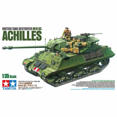 TAMIYA British M10 IIC Achilles Tank 35366 1:35 Model Kit - Image 1 of 2