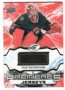 2021-22 Upper Deck Ice Jerseys #IPA-FG Filip Gustavsson Senators Relic - Picture 1 of 2