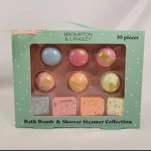 Brompton & Langley Bath Bomb & Shower Steamer Collection 10 Pieces Never Opened - Picture 1 of 5