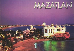 Postcard:  Mazatlan at Sunset --  Mazatlan -- Sinaloa -- Mexico - Picture 1 of 2