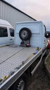RECOVERY TRUCK SPARE WHEEL CARRIER MOUNT BRACKET CHASSIS CAB TRAILER TRANSPORTER - Picture 1 of 10