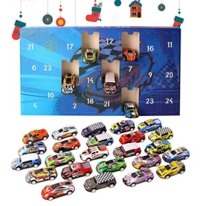 2024 Autos Adventskalender 24 Tage Countdown-Kalender Spielzeug Kinder Adventska - Bild 1 von 9