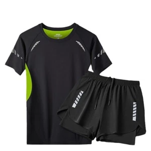 Men's swimsuit set, new double layered swimsuit, loose fitting swimsuit - Picture 1 of 8