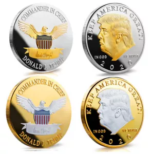 President Trump 2020 2 Coin Tribute Set in AirTites mit Münzständer - Bild 1 von 4