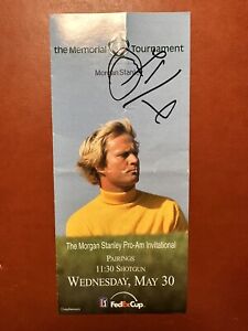 Jesper Parnevik Autograph, 2007 PGA Memorial Tournament Pro-Am Pamphlet