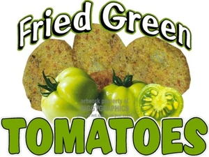 CALCOMANÍA DE VINILO TOMATES VERDES FRITOS (ELIGE EL TAMAÑO) SOPORTE DE CONCESIÓN PASEO MARÍTIMO - Imagen 1 de 6