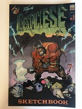 Chestaclese Sketchbook  #1 Jim Smith Ren & Stimpy Ripping Friends by Frank Forte