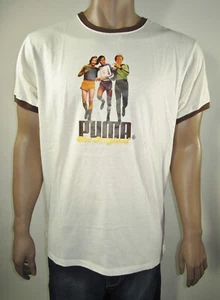 Camiseta Puma "The Original" Retro Fútbol Amigos Talla XL Calce Ajustado Nueva Con Etiquetas Hipster - Imagen 1 de 3