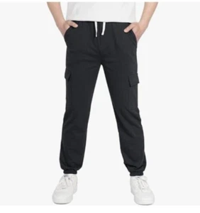JOGGINGHOSE mit Taschen Gr. 164 Schwarz Jungen Cargo-Hose Neu* - Picture 1 of 3
