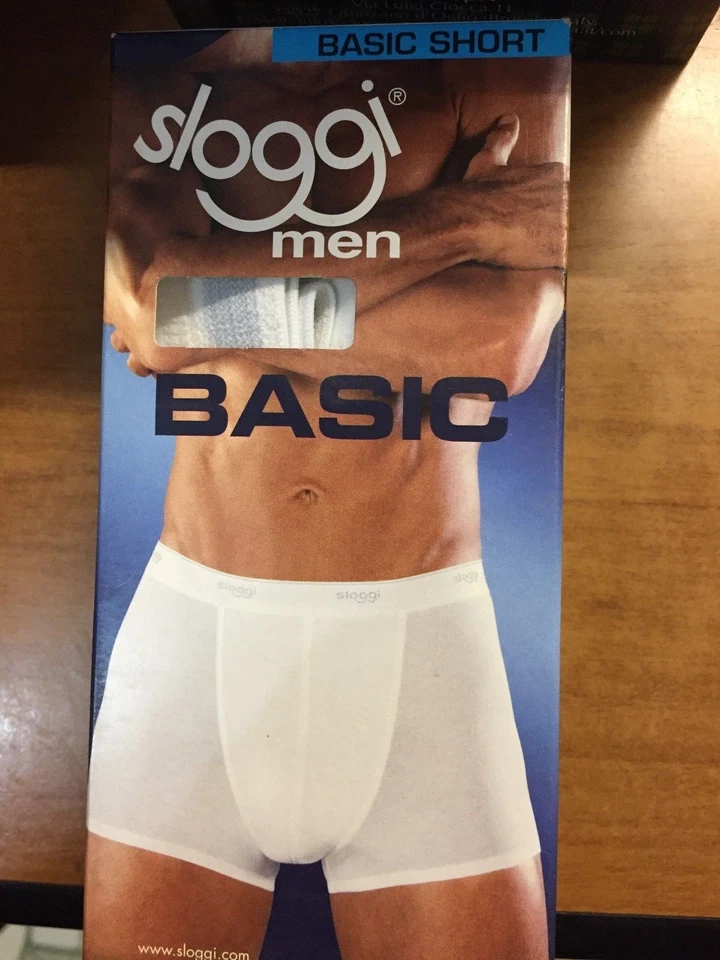 Básico Short Hombre Sloggi 6 Pares Algodón Elástico Blanco Talla 6° Ocasión - Imagen 1 de 1