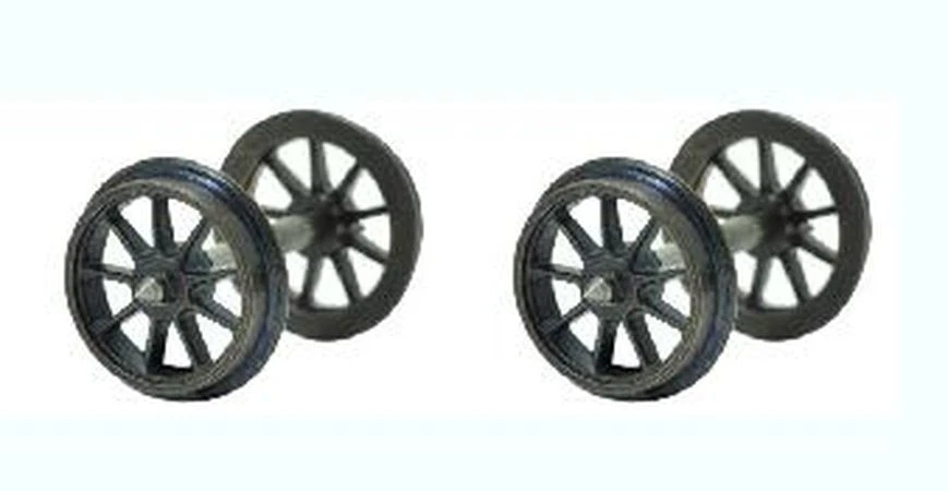 REE XB-200-02 - Set de 2 Essieux OCEM Roues Rayons D 1050  - HO (1:87) - Photo 1/1