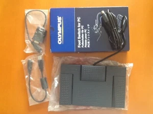 Olympus RS 28 Dictation Transcription USB Foot Pedal complete - c/w VAT Invoice - Picture 1 of 4
