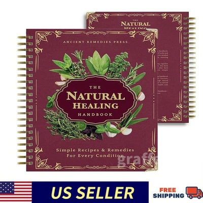The Natural Healing Handbook, Spiral Guide for Herbal Remedies & Natural Care - Image 1 of 4