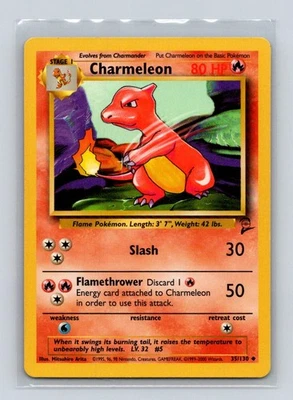 Base Set 2 #035/130 Charmeleon Uncommon Pokemon NM - Image 1 of 2