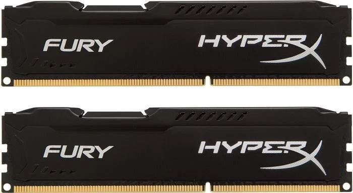 Kingston Fury schwarz 16 GB (2x8GB) HX318C10FB/8 DDR3-1866 PC3-14900 #94628 - Bild 1 von 1