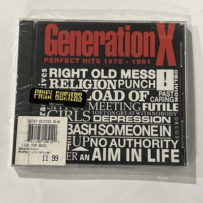 Generation X - Perfect Hits 1975-1981 (CD, Chrysalis) Billy Idol - NEW & SEALED - Image 1 of 3