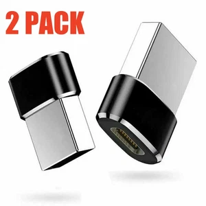 USB C 3.1 Type C Female to USB 3.0 Type A Male Port Converter Adapter NEW 2 PACK - Picture 1 of 8