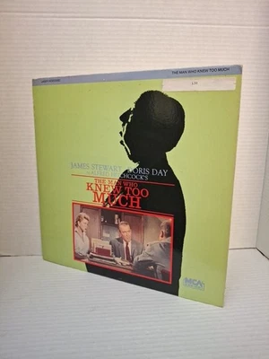 THE MAN WHO KNEW TOO MUCH (1955 LASERDISC) ALFRED HITCHCOCK,gr - Image 1 of 2