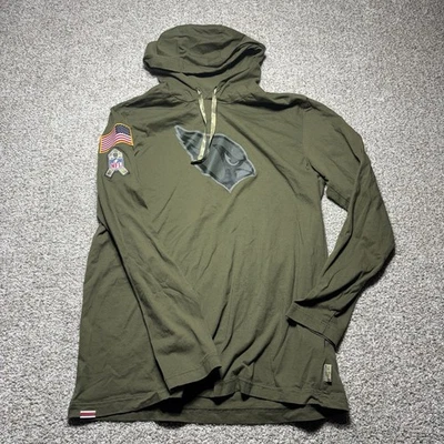 Arizona Cardinals Salute To Service Hooded Long Sleeve Shirt Nike Dri Fit Large - Image 1 of 4