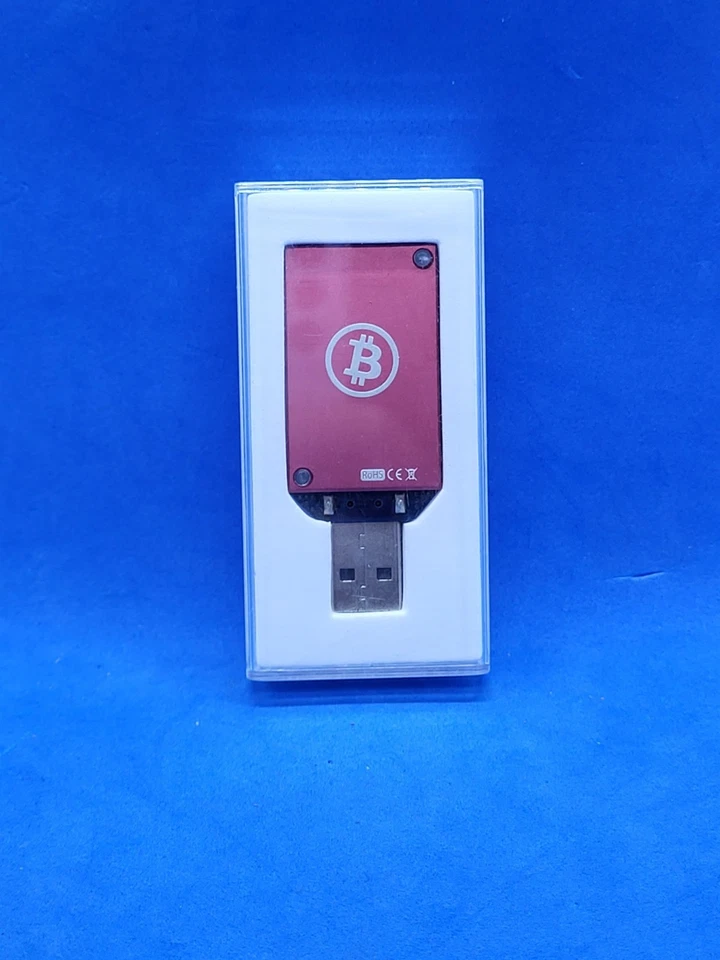 Block Erupter USB ASIC Bitcoin Miner – Red SHA256 Mining Stick – Untested - Image 1 of 4