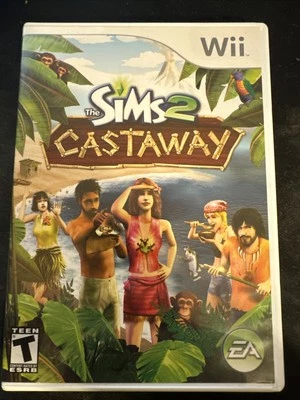 The Sims 2: Castaway - Nintendo Wii (2007) -  Case and Disc  -  No Manual. - Image 1 of 2