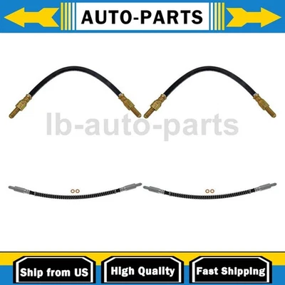 Manguera de freno delantera trasera 4x para Jaguar XJ12 5,3 L 1975-1978 Foto 1 de 4