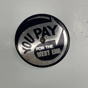 INSIGNIA PIN RETRO ORIGINAL VINTAGE RECUERDO BASURA WEST END CERVEZA TOKEN CUB - Imagen 1 de 3
