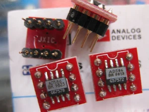 1X AD586BR adaptador SOIC a DIP8 alta precisión 5V referencia AD586 - Imagen 1 de 2