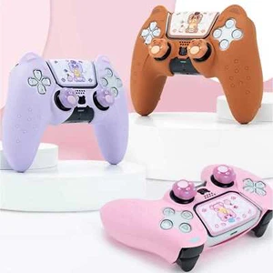 GeekShare Bear Protective Case + Thumb Grips Kits for PS5 Controller Soft Cover - Picture 1 of 39