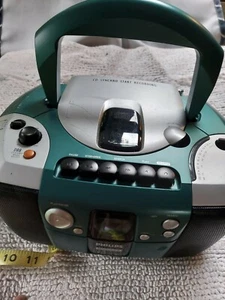 Vintage Phillips Magnavox CD/Am.Fm Radio/ Cassette  Tape Player. CD not working. - Picture 1 of 8