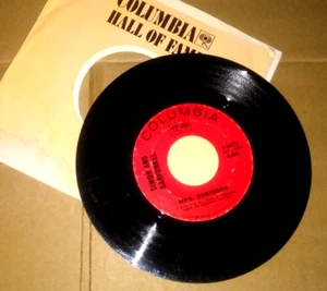 SIMON AND GARFUNKEL Mrs. Robinson/Old Friends Bookends COLUMBIA 45 RPM L@@K! - Picture 1 of 2
