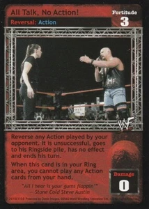 WWE: All Talk, No Action! [Played] card type Reversals Raw Deal Wrestling WWF - Picture 1 of 1