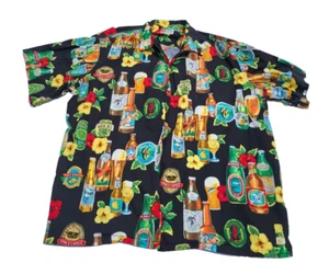 Hilo Hattie Hawaiian Shirt Men's 4XL Made in Hawaii Colorful Travel Beach Pocket - Picture 1 of 10