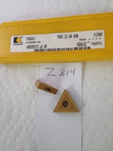 5 NEW KENNAMETAL  TNMG 431 CARBIDE INSERTS GRADE KC990. FACTORY PACKED. {Z814} - Picture 1 of 2