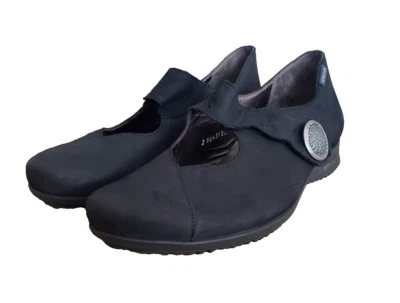 Mephisto Air Jet Shoes Women's Size 8.5 Black Suede Mary Jane Comfort Flats - Image 1 of 4