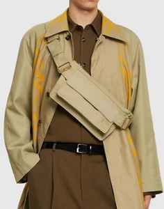 BOLSO CINTURÓN BURBERRY TRENCH GABARDINA LOGO RIÑONERA HECHO EN ITALIA 8080636 - Imagen 1 de 5