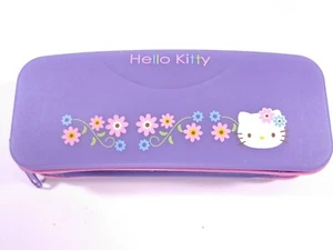Rare Vintage Hello Kitty Purple Pencil Box Sanrio 2003 - Picture 1 of 10