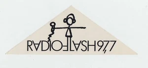 Adesivo RADIO FLASH 97,7 - STICKER 19x7 cm - Picture 1 of 1